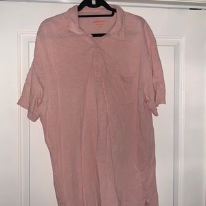 Joe Fresh pink short sleeve polo shirt, XL